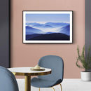 Mist landschap poster