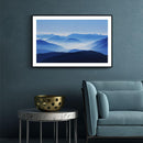 Mist landschap poster