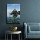 Tropische wanddecoratie