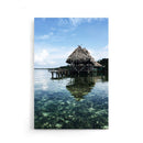 Tropische wanddecoratie