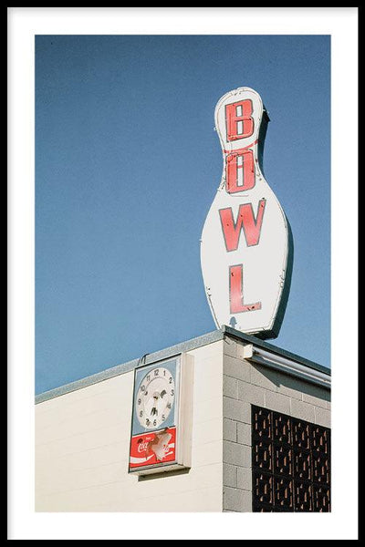 Bowling Sign - Walljar