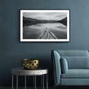 Boot water landschap poster