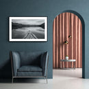 Boot water landschap poster