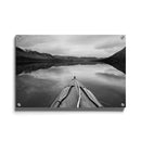 Boot water landschap poster