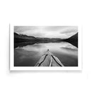 Boot water landschap poster