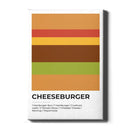 Cheeseburger Abstract - Walljar