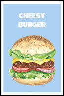 Cheesy Burger - Walljar
