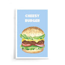 Cheesy Burger - Walljar