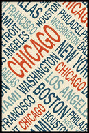 Chicago Woord - Walljar