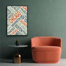 Chicago Woord - Walljar