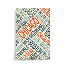 Chicago Woord - Walljar