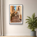 Colourful Staircase - Walljar