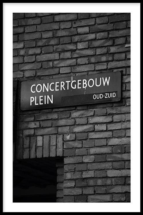 ConcertgebouwPlein - Walljar