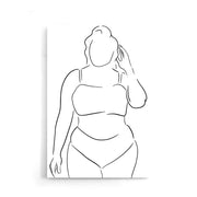 Line art poster