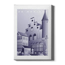 De Moriaan Poster blauw