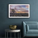 Zonsopgang landschap poster