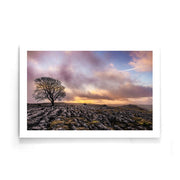 Zonsopgang landschap poster