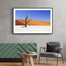 Woestijn vlakte poster