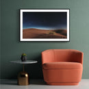 Nacht woestijn poster