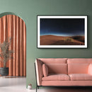 Nacht woestijn poster