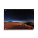 Nacht woestijn poster