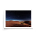 Nacht woestijn poster