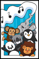 kinder poster dieren