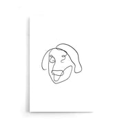 Line art poster