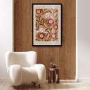 Emile-Alain Séguy - Art Nouveau Flower pattern II - Walljar