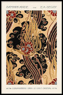 Emile-Alain Séguy - Flower pattern Art Deco II - Walljar