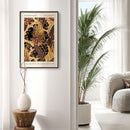 Emile-Alain Séguy - Flower pattern Art Deco II - Walljar