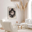 Emile-Alain Séguy - Flower pattern Art Deco III - Walljar