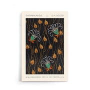 Emile-Alain Séguy - Flower pattern Art Deco IV - Walljar