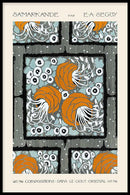 Emile-Alain Séguy - Flower pattern Art Nouveau I - Walljar