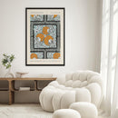 Emile-Alain Séguy - Flower pattern Art Nouveau I - Walljar