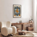 Emile-Alain Séguy - Flower pattern Art Nouveau I - Walljar