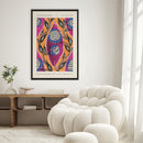 Emile-Alain Séguy - Flower pattern Art Nouveau II - Walljar