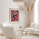 Emile-Alain Séguy - Flower pattern Art Nouveau II - Walljar