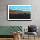 Snelweg woestijn poster