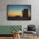 Landschap schilderij