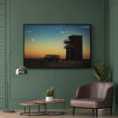 Landschap schilderij