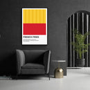 French Fries Abstract - Walljar