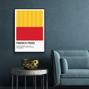 French Fries Abstract - Walljar