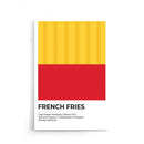 French Fries Abstract - Walljar