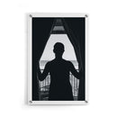 Girl in window poster