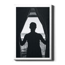 Girl in window poster