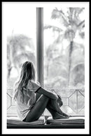 Girl in window poster