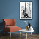 Girl in window poster