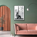 Girl in window poster