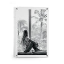 Girl in window poster